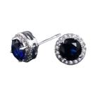 Brinco Feminino Clássico Redondo de Zircônia Cúbica - 6 Cores - Ideal para Festa e Casamento