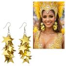 Brinco Feminino Constelação Dourada Leve e Elegante Carnaval 2026 (1 Par)