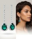 Brinco Feminino Gota Verde Esmeralda Zirconia Pino de Prata 925 Antialérgico Delicado Minimalista Brinco Feminino Gota Verde Esmeralda Zirconia Pino de Prata 925 Antialérgico Delicado Minimalista