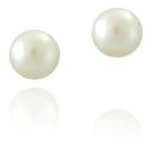 Brinco Feminino Perola Natural 5mm Jóia Ouro 18k/750