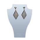 Brinco Feminino Triangular Grade Folheado Ouro Casual