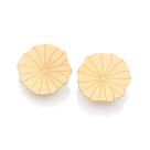 Brinco Flor De Lotus Banhado a Ouro Rommanel 527589 Cor:Dourado