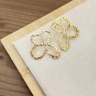 Brinco Flor Dourado