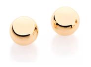 Brinco Folheado A Ouro 18k Rommanel Bola Lisa 52035
