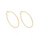 Brinco folheado a ouro formato argola 522900