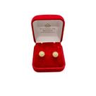 Brinco Folheado a Ouro Solitário Bola com Microzircônias Cravejadas 9mm Brinco Folheado a Ouro Solitário Bola com Microzircônias Cravejadas 9mm