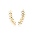 Brinco Folheado Ouro Ear Cuff Ramos De Arruda Delicado C/ Nf