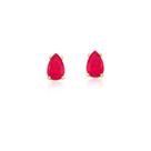 Brinco gota cherry fusion banhado a ouro - zircônia fusion