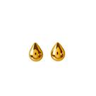 BRINCO GOTA M BANHADO A OURO 1,5x2 cm