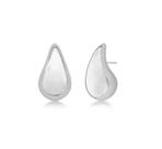 BRINCO HAILEY ACETINADO M BANHADO A RÓDIO BRANCO - Joia Elegante