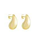 Brinco hailey gota pequena folheado a ouro 18k piuka