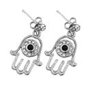 Brinco Hamsa 15 x 20mm com Strass - Sunshine Cristais