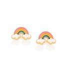 Brinco infantil arco-íris folheado COLORIDO 526500 Rommanel