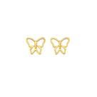 Brinco Infantil Borboleta - Banhado em Ouro 18k Brinco Infantil Borboleta - Banhado em Ouro 18k