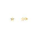 Brinco Infantil de Ouro 18k Estrela