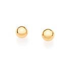 Brinco infantil folheado a ouro 18k bola/520797 Brinco infantil folheado a ouro 18k bola/520797