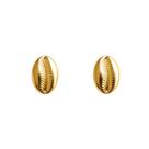 Brinco Infantil Mini Búzio - Banhado a Ouro 18k