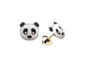 Brinco Infantil Panda Resina Mod GZPANDARTE