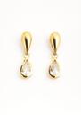 Brinco Infantil Pendulo Gota Ouro 18k - 0.66
