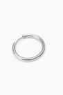 Brinco Key Design Ring de Aço Inoxidável Prata