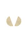 Brinco Leque Banhado em Ouro 18K Brinco Leque Banhado em Ouro 18K