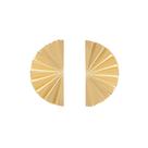 Brinco Leque Feminino - Banhado em Ouro 18k Brinco Leque Feminino - Banhado em Ouro 18k