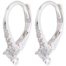 Brinco Leverback Findings Beebeecraft Brass Cubic Zirconia