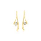 Brinco livia drusa platina longo