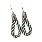 Brinco longo feminino Brinco de Corda grande Brinco Hippie Grande