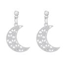 Brinco Lua Crescente 17mm - Sunshine Cristais Brinco Lua Crescente 17mm - Sunshine Cristais