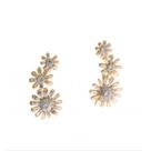 Brinco Margaridas - Cod 939 Banhado a ouro 18k
