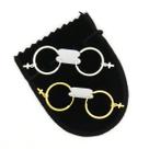 Brinco Masculino 20mm 2 Pares Folheado Ouro/Prata BR247