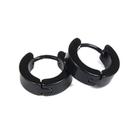 Brinco Masculino de Argola Preto Mini 11mm - PAR Brinco Masculino de Argola Preto Mini 11mm - PAR