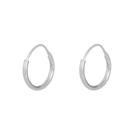 Brinco Masculino E Feminino Argola 15mm De Prata 925