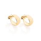 Brinco meia argola folheado a ouro 524526 Rommanel