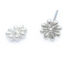 Brinco Mini Flor Em Prata 925 Feminino Delicado Minimalista