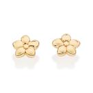 Brinco moana flor de pluméria banhado a ouro 18k Brinco moana flor de pluméria banhado a ouro 18k