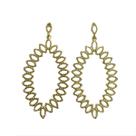 Brinco Navete - Cod 943 Banhado a ouro 18k