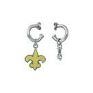 Brinco New Orleans Saints NFL Argola C/ Pingente Metálico