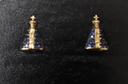 Brinco Nossa Senhora Aparecida Em Ouro 18k Com Zirconia