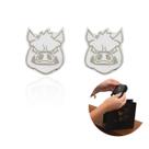 Brinco Oficial Mascote Porco Gobatto Palmeiras Prata 925 com Certificado e Embalagem Premium