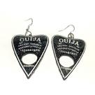 Brinco Ouija Preto com Glitter Feito em Resina