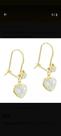 Brinco ouro 18k c zirconias 6mm