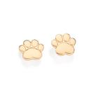Brinco Pata de Pet Folheado Ouro Rommanel 527250