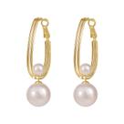 Brinco Pérola Noiva Dourado Minimalista Madrinha Festa Luxo Brinco Pérola Noiva Dourado Minimalista Madrinha Festa Luxo
