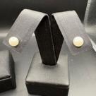 Brinco pérola shell 6mm em Prata 925