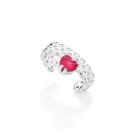 Brinco piercing de pressão de prata ROSA 820281 Rommanel Cor:ROSA Brinco piercing de pressão de prata ROSA 820281 Rommanel Cor:ROSA