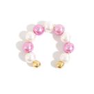 Brinco Piercing Fake de Bolinhas Coloridas Banhado