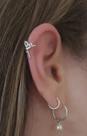 Brinco piercing fake fé Brinco piercing fake fé