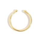 Brinco Piercing Fake Tubo Liso Banhado